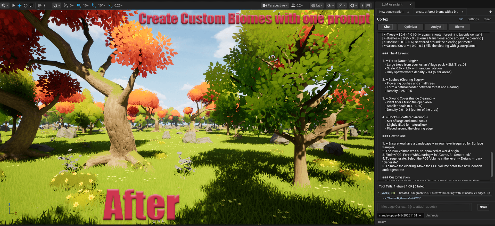 Cortex PCG Biome Generation